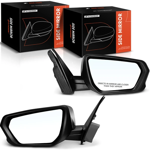 2018-2023 GMC Terrain Driver & Passenger Mirror, Powered, with Heated, Chrome A-Premium APMI1655TW