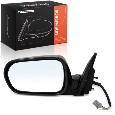 Driver Black Power Mirror with Power Folding