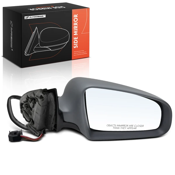 2007-2008 Audi RS4 Right Passenger Side Mirror, Powered, with Heated, Primed Gray A-Premium APMI1664TW