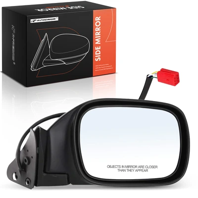 Passenger Black Power Mirror Assembly