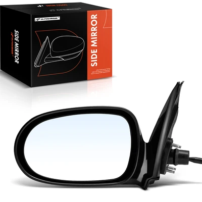 Driver Black Mirror with Manual Glass Adjust