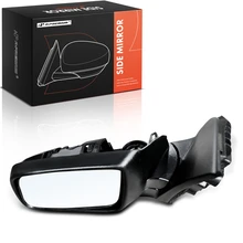 2008-2009 Pontiac G8 Driver Side Mirror Assembly, Power Adjustmented, Smooth Black A-Premium APMI3108TW