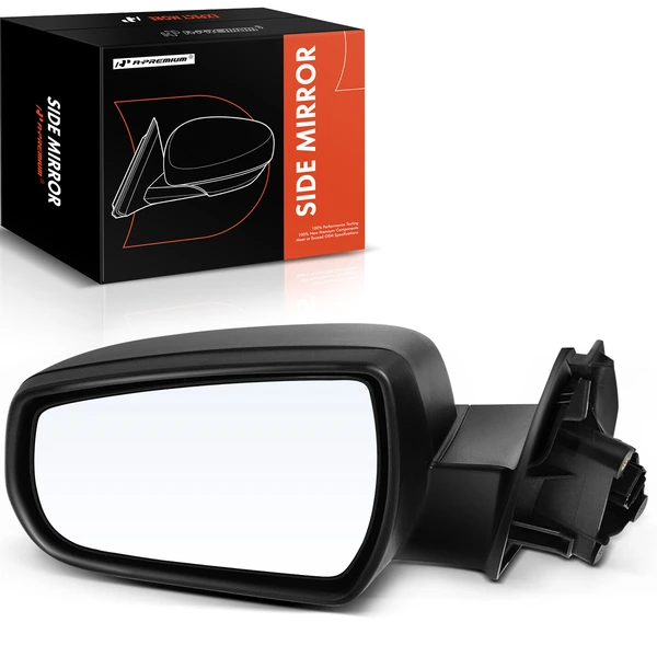 2016 Chevrolet Malibu Limited Left Driver Side Mirror, with Heating, Power Adjustment, Non-Folding, Smooth Black A-Premium APMI864