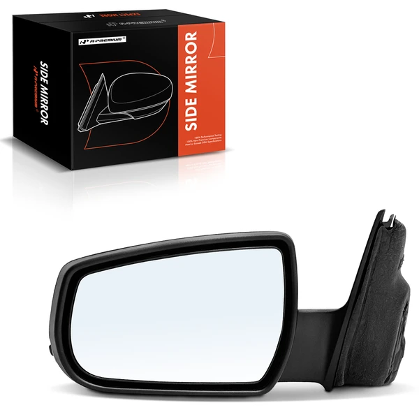 Left Driver Side Mirror, Powered, with Heated, Textured Black A-Premium APMI1679TW
