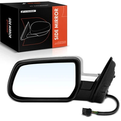 Driver Chrome Mirror with Power Glass Adjust