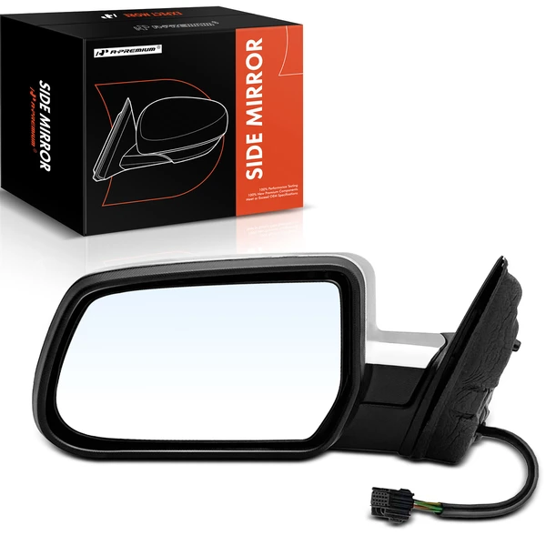 2015-2017 GMC Terrain Left Driver Side Mirror, Powered, with Heated, Chrome A-Premium APMI872