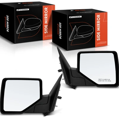 2 Pcs Driver & Passenger Chrome Mirror with Power Glass Adjust