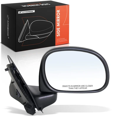 Passenger Textured Manual Mirror with Power Folding