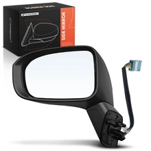 2014-2015 Honda Civic Left Driver Side Mirror, Powered, with Heated, Smooth Black A-Premium APMI2538