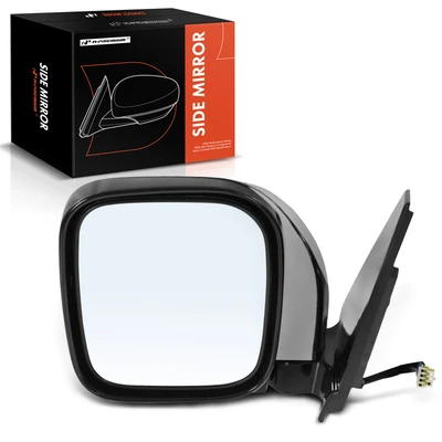 Driver Black & Chrome Mirror with Power Glass Adjust