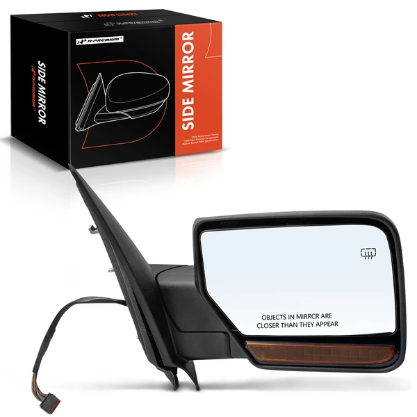 2011 Ford Expedition Right Passenger Side Mirror, Powered, with Heated, Chrome A-Premium APMI1725TW