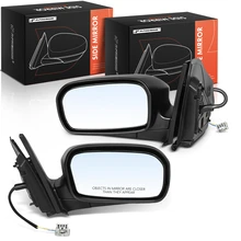 Left & Right Mirror, Power Adjustment, Power Folding, Black A-Premium APMI3257TW