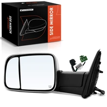 Driver Chrome Mirror with Power Glass Adjust