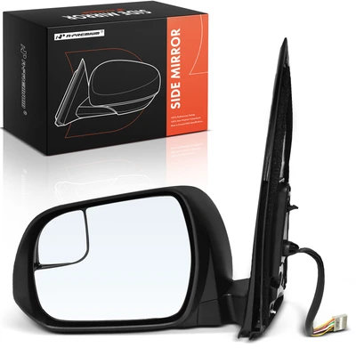 Driver Black Mirror with Power Glass Adjust
