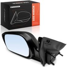 1994-1997 Honda Accord Driver Side Mirror Assembly, Power Adjustment, Manual Folding, Smooth Black A-Premium APMI3112TW