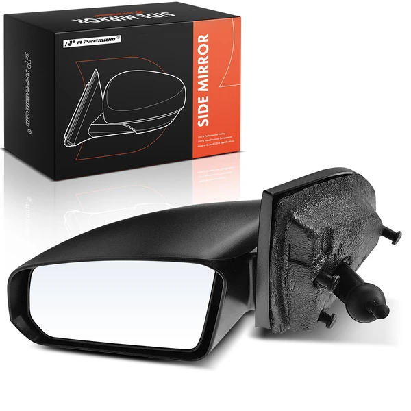 Left Driver Side Mirror, Manual, Black A-Premium APMI2900TW