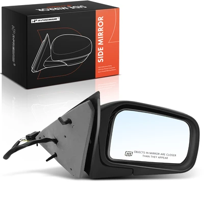 Passenger Black Power Mirror with Heated