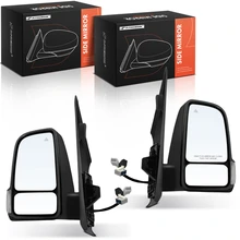 2019-2022 Mercedes-Benz Sprinter 3500 Driver & Passenger Mirror, Powered, with Heated, Textured Black A-Premium APMI2217TW