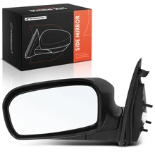 2003-2005 Honda Civic Driver Side Mirror Assembly, Power Adjustment, Manual Folding, Black A-Premium APMI2547TW