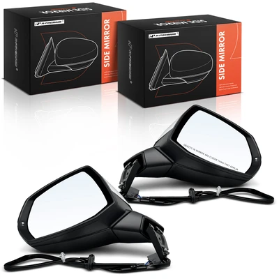 2 Pcs Driver & Passenger Power Mirror with Heated & Turn Signal