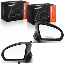 2022-2024 Volkswagen Taos Driver & Passenger Mirror, Powered 2022-2024 Volkswagen Taos, Textured Black A-Premium APMI2468