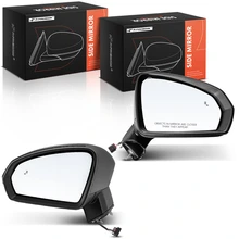 2022-2024 Volkswagen Taos Driver & Passenger Mirror, Powered, with Heated, Textured Black A-Premium APMI2471