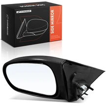 1996-2000 Honda Civic Driver Side Mirror Assembly, Power Adjustment, Non-Folding, Textured Black A-Premium APMI2551TW