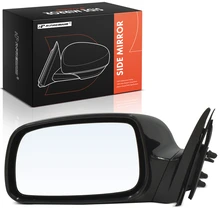 2007-2011 Toyota Camry Left Driver Side Mirror, Powered 2007-2011 Toyota Camry, Smooth Black A-Premium APMI1782