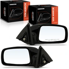 2007-2011 Toyota Camry Driver & Passenger Mirror, Powered 2007-2011 Toyota Camry, Smooth Black A-Premium APMI1781