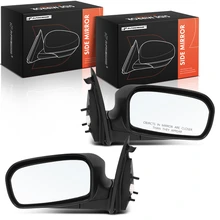 Left & Right Mirror, Power Adjustment, Manual Folding, Textured Black A-Premium APMI3197TW