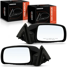 2007-2011 Toyota Camry Driver & Passenger Mirror, Powered, with Heated, Smooth Black A-Premium APMI1785