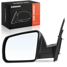 2014-2017 Toyota Sequoia Driver Side Mirror Assembly, Power Adjustment, Manual Folding, Glossy Black A-Premium APMI3502