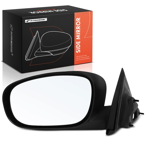 Front Left Driver Side Mirror, Powered, Textured Black A-Premium APMI2574TW