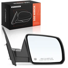 2014-2017 Toyota Sequoia Driver Side Mirror Assembly, with Heating, Power Adjustment, Power Folding, Silver A-Premium APMI3505
