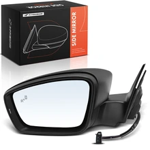 Driver Textured Black Mirror Assembly Manual Folding