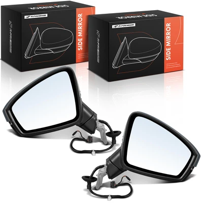 Left & Right Mirror, with Heating, Power Adjustment, Power Folding, Gray A-Premium APMI3286TW