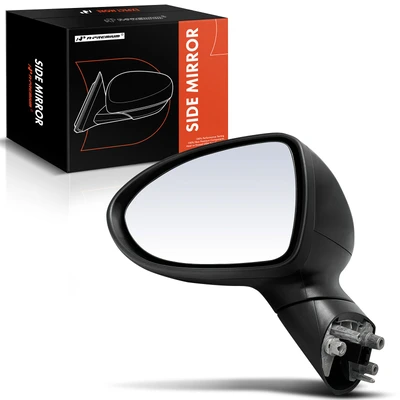 Driver Smooth Black Mirror with Power Glass Adjust
