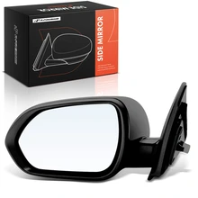 2021-2023 Kia Seltos Driver Side Mirror Assembly, with Heating, Power Adjustmented, Black A-Premium APMI3293TW