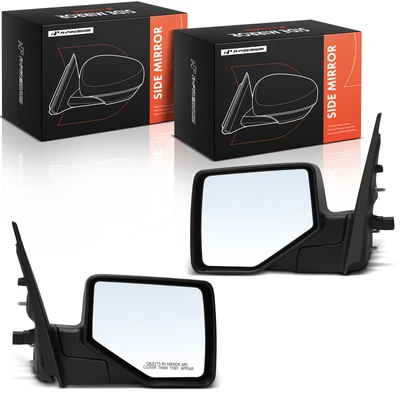 Left & Right Mirror, Power Adjustment, Manual Folding, Black, Silver A-Premium APMI3306TW