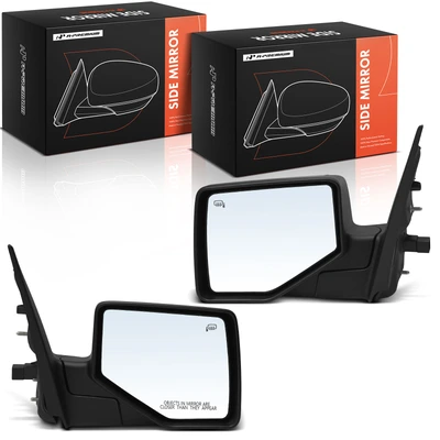 2 Pcs Power Mirror with Manual Folding Heated & Puddle Light