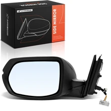 Left Mirror, with Heating, Power Adjustment, Manual Folding, Smooth Black A-Premium APMI3318TW