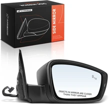 2017-2019 Volkswagen Beetle Right Mirror, with Heating, Power Adjustment, Manual Folding, Textured Black A-Premium APMI3346TW