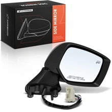 2012-2014 Subaru Impreza Right Mirror, with Heating, Power Adjustment, Manual Folding, Textured Black A-Premium APMI3348TW