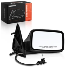 Right Mirror, Manual Adjustment, Manual Folding, Textured Black A-Premium APMI3334TW