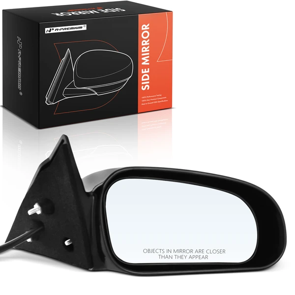 Right Passenger Side Mirror, Powered, Black A-Premium APMI2600TW