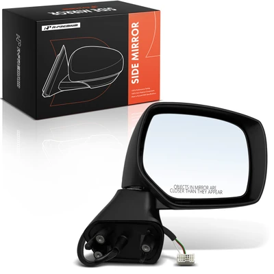 Passenger Textured Black Mirror Assembly Manual Folding