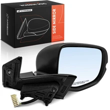 2017-2019 Honda Ridgeline Right Mirror, Power Adjustment, Manual Folding, Textured Black A-Premium APMI3364TW