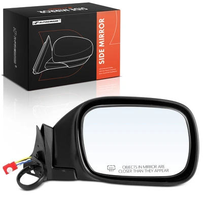 Passenger Black Power Mirror with Heated