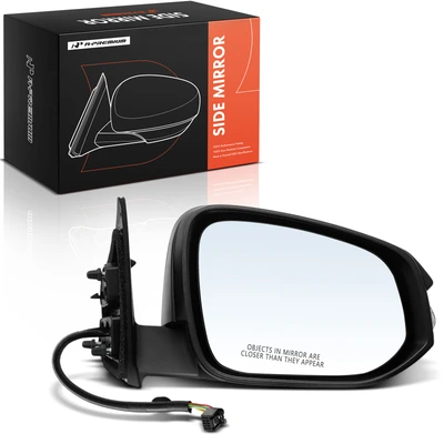 Passenger Black Mirror Assembly Manual Folding