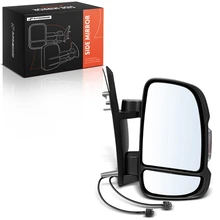 Right Mirror, Manual Adjustment, Manual Folding, Textured Black A-Premium APMI3373TW